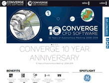 Tablet Screenshot of convergecfd.com
